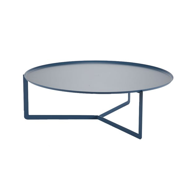 Petrolejově modrý konferenční stolek MEME Design Round, Ø 95 cm