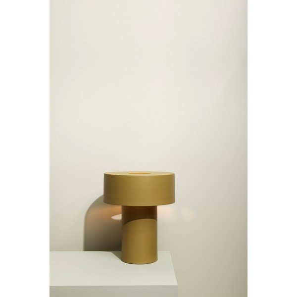Настолна лампа в цвят каки (височина 37 cm) Aki – Hübsch-image-4