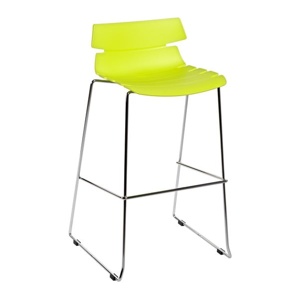 Zelená barová židle D2 Techno