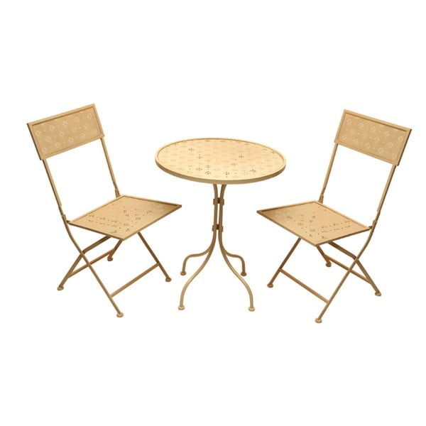 Set skládacího stolku a 2 židlí Soho And Deco Calada