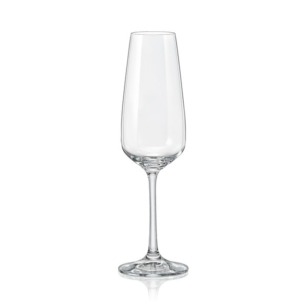 Комплект от 6 чаши за шампанско , 190 ml Giselle - Crystalex