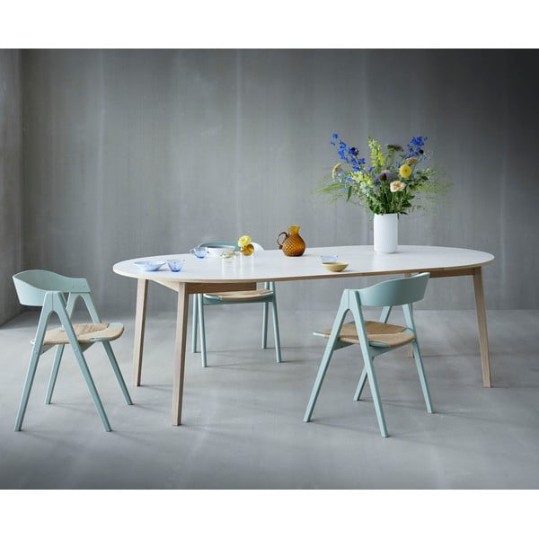 Сгъваема маса за хранене с бял плот Hammel Ø130 Single - Hammel Furniture-image-2