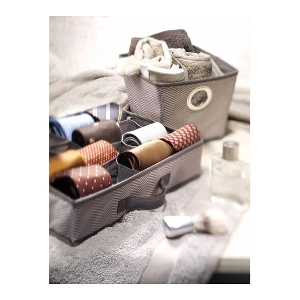 Hnědý prádelní koš Cosatto Twill-image-1