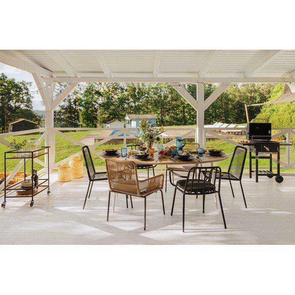 Черен градински стол Kai - Bonami Essentials-image-1