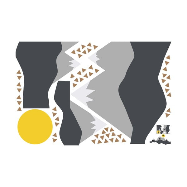 Стикер за стена Giant Kid Стикер Скандинавски планини Nordika - Ambiance-image-2