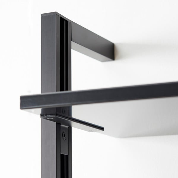 Черна етажерка за книги в дъбов декор 98x210 cm Edge by Hammel - Hammel Furniture-image-4