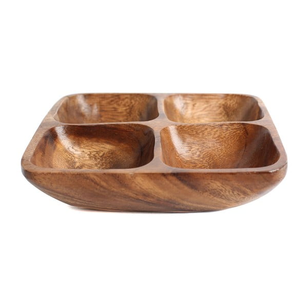 Кафява дървена купа за сервиране Kora - Premier Housewares-image-1