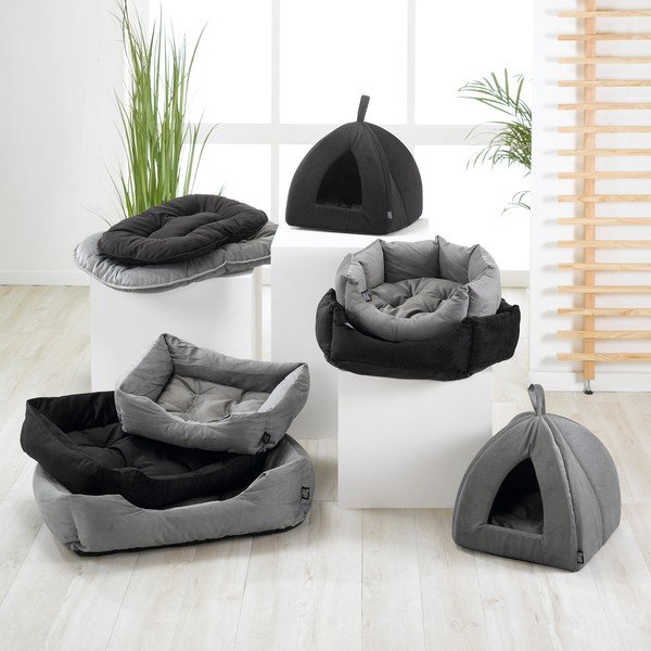 Черно легло за куче ø 60 cm – Love Story-image-2