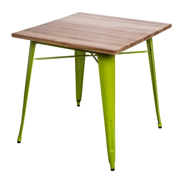 Zelený jídelní stůl D2 Paris Ash Wood