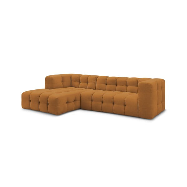 Ъглов диван в цвят жълта охра (ляв ъгъл) Cloud – Bobochic Paris-image-3