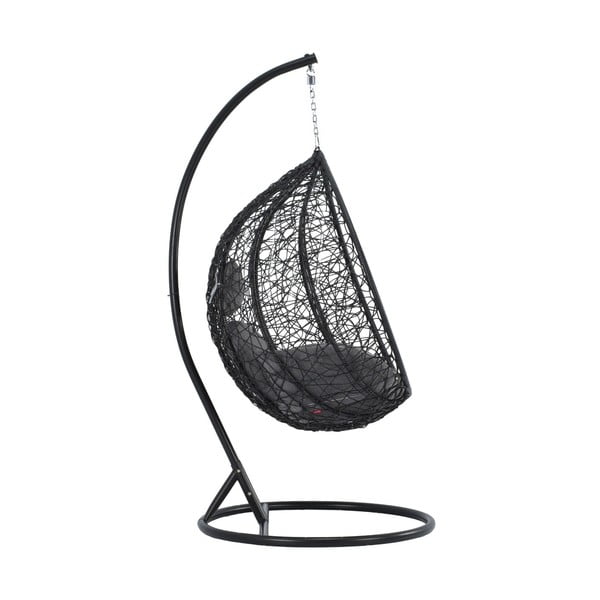 Тъмносив висящ фотьойл от изкуствен ратан Noela - Bonami Selection-image-2