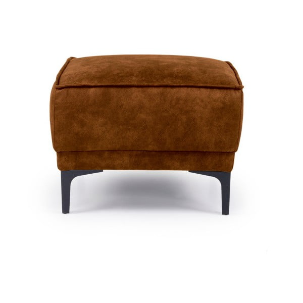 Светлокафява табуретка от изкуствена кожа Copenhagen - Scandic