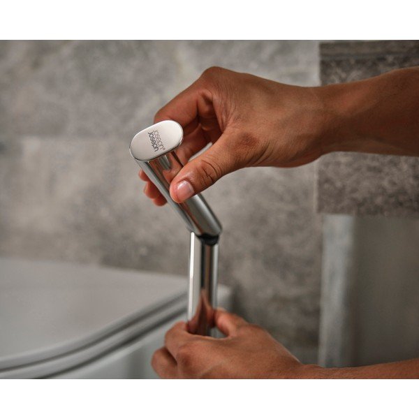 Метална поставка за тоалетна хартия в блестящо сребрист цвят EasyStore Luxe – Joseph Joseph-image-4