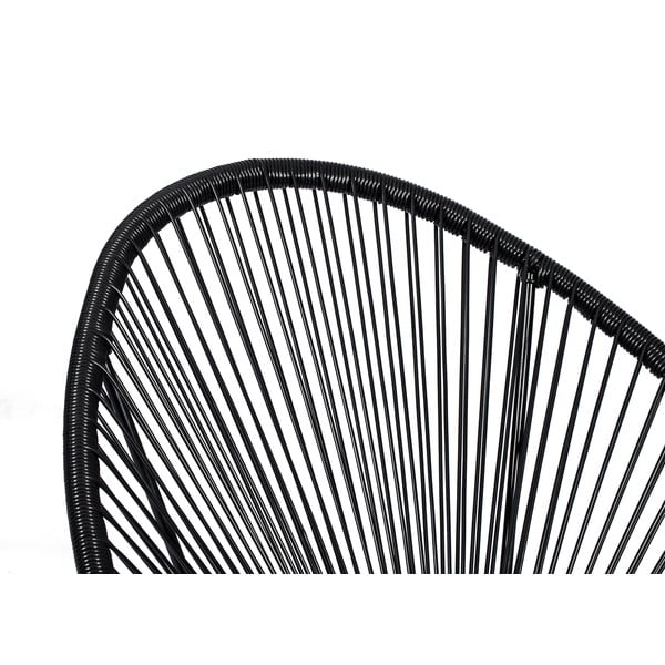 Комплект черни градински столове Avocado и маса, ø 35 cm Loris - Bonami Selection-image-2