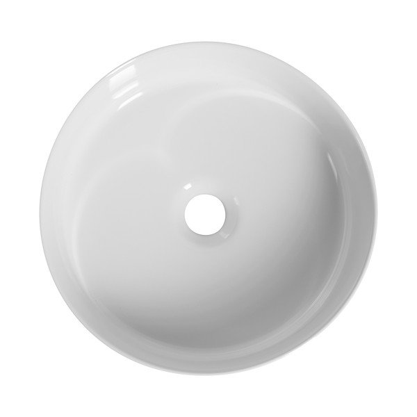 Бяла керамична кръгла мивка ø 36 cm Ion – Sapho-image-1