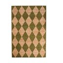 Зелен/естествен ръчно изработен килим със смес от юта 160x230 cm Effie Diamond – Flair Rugs