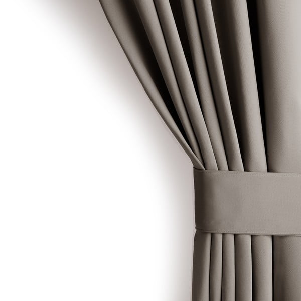 Сиво-бежово затъмняващо перде 140x175 cm Kierra – Restilo-image-4