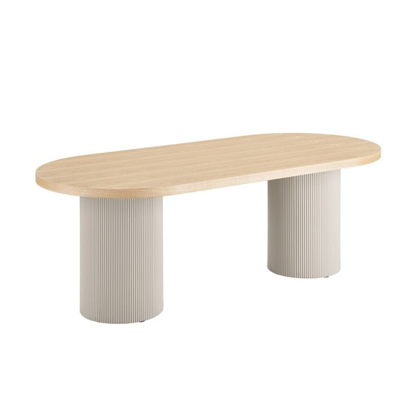 Трапезна маса с ясенов плот 100x220 cm Solva – House Nordic