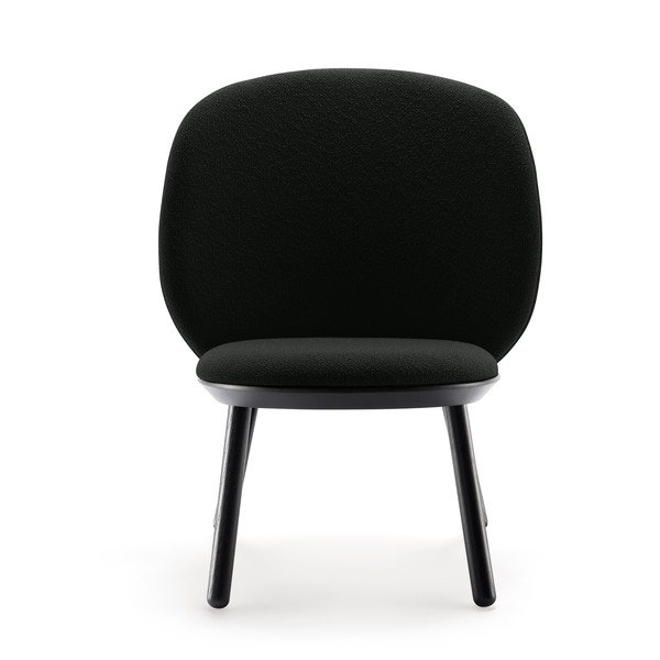 Черно вълнено кресло Naïve - EMKO-image-4