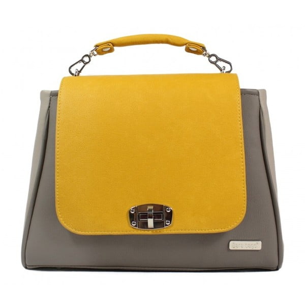 Сива и жълта чанта Elizabeth No.12 - Dara bags