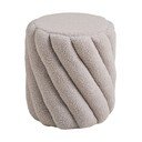 Сива табуретка от прежда с примки от букле Sana – House Nordic