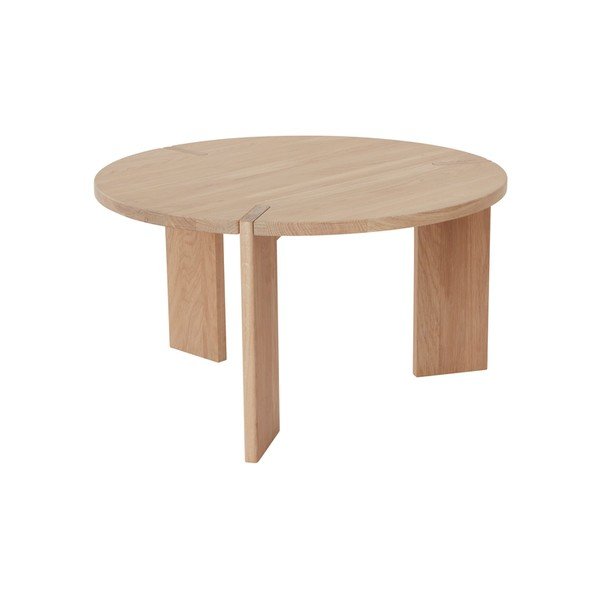 Кръгла масичка за кафе от масивен дъб в естествен цвят ø 65 cm Oy – OYOY Living Design