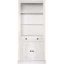 Бяла библиотека от масивен бор 181x31 cm Mille – Støraa