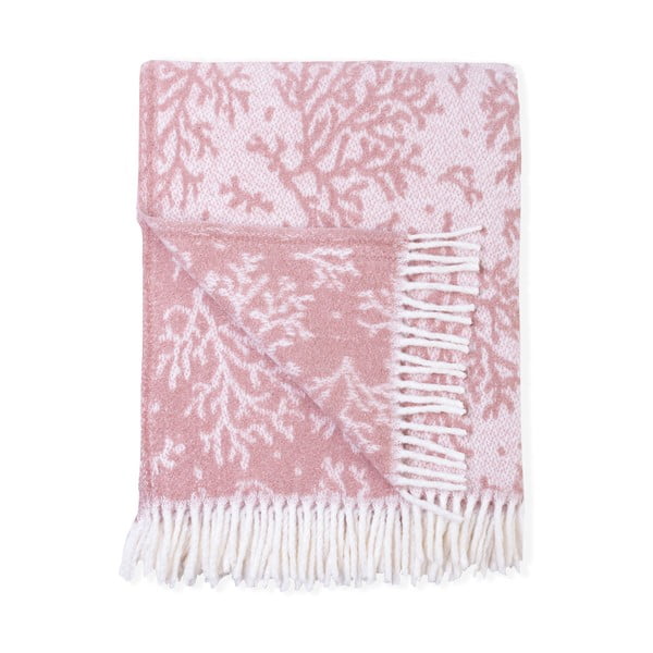 Розово одеяло със съдържание на памук , 140 x 180 cm Coral - Euromant
