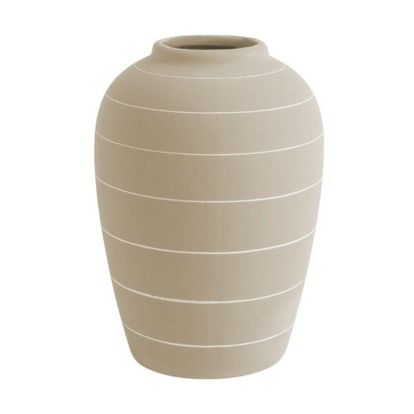 Кремавобяла керамична ваза Terra, ⌀ 13 cm - PT LIVING