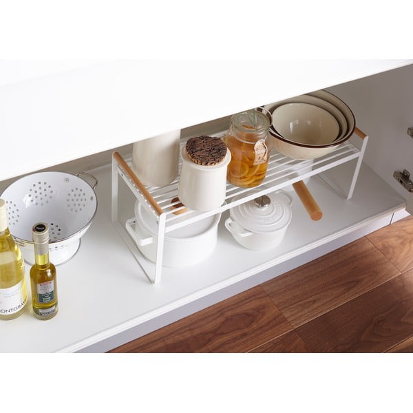 Бял кухненски рафт Yamazaki Tosca - YAMAZAKI-image-2