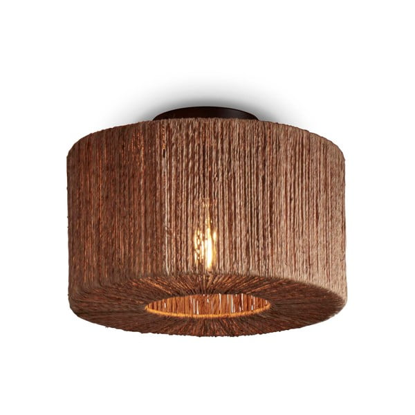 Таванна лампа с абажур от юта в естествен цвят ø 30 cm Iguazu - Good&Mojo