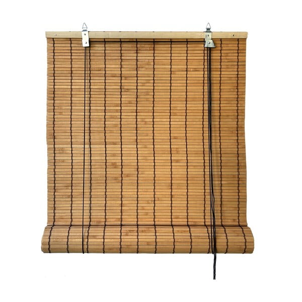 Бамбукова ролетна щора в естествен цвят 200x160 cm Zeva – Gardinia