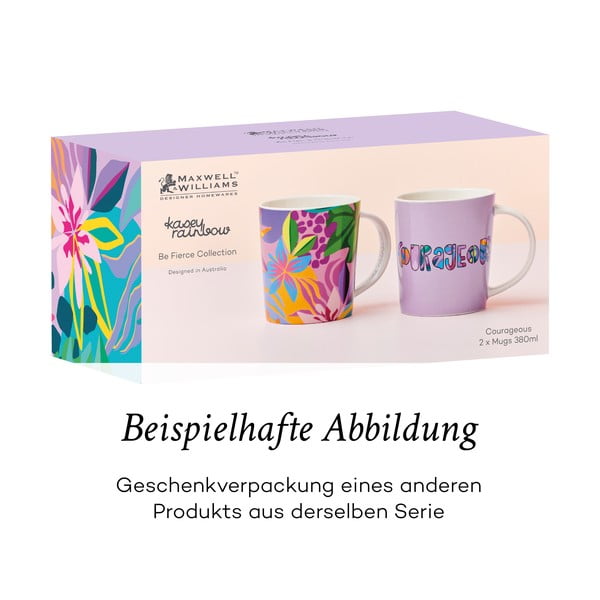 Порцеланови чаши в комплект от 2 чаши 380 ml Be Fierce - Maxwell & Williams-image-2