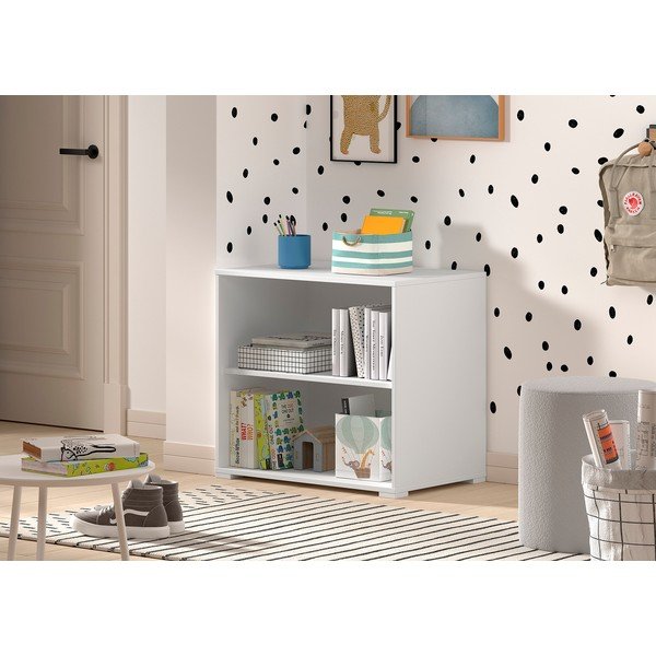 Бяла детска библиотека 68x62x43 cm Sam – Vipack-image-1