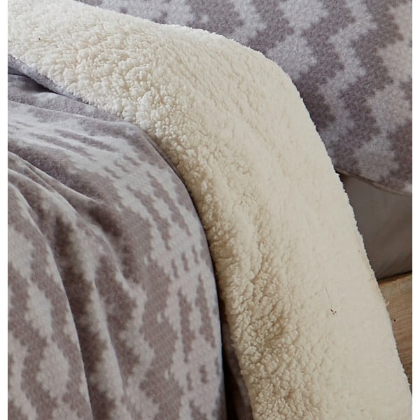 Сиво двойно  спално бельо 200x200 cm Alpine – Catherine Lansfield-image-3