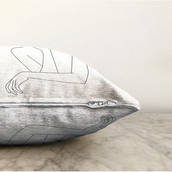 Калъфка за възглавница с памучна смес Pose, 55 x 55 cm - Minimalist Cushion Covers-image-1