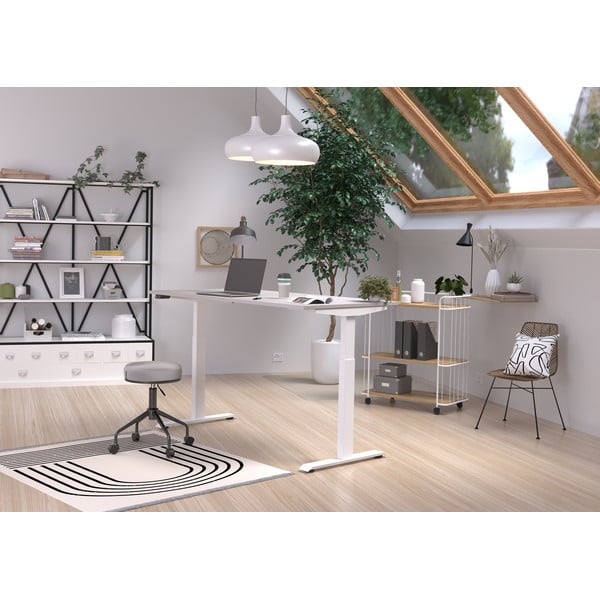 Работна маса с електрическо регулиране на височината 80x160 cm Jet – Germania-image-1