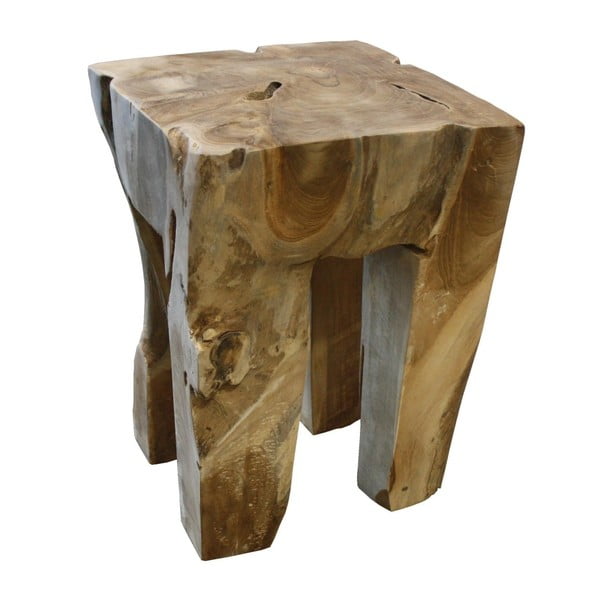 Стол, изработен от необработено тиково дърво Keta - HSM collection