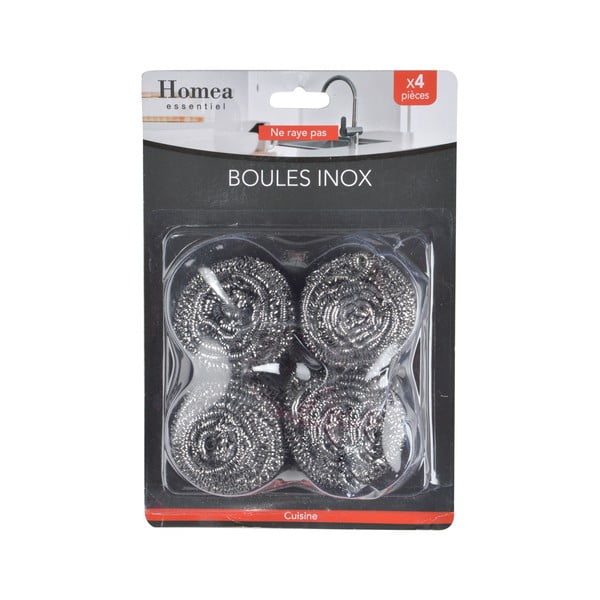 Стоманени гъби за съдове в комплект 12 бр. – Homéa-image-1