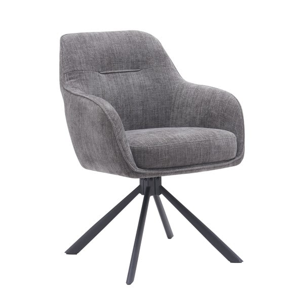 Сиви тапицирани трапезни столове в комплект 2 бр. Avola – Unique Furniture