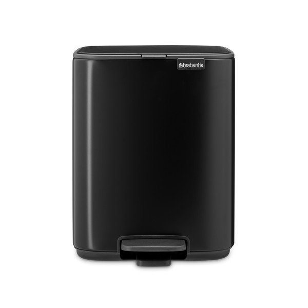 Матово черно стоманено кошче за боклук с педал 7 l Bo – Brabantia-image-4