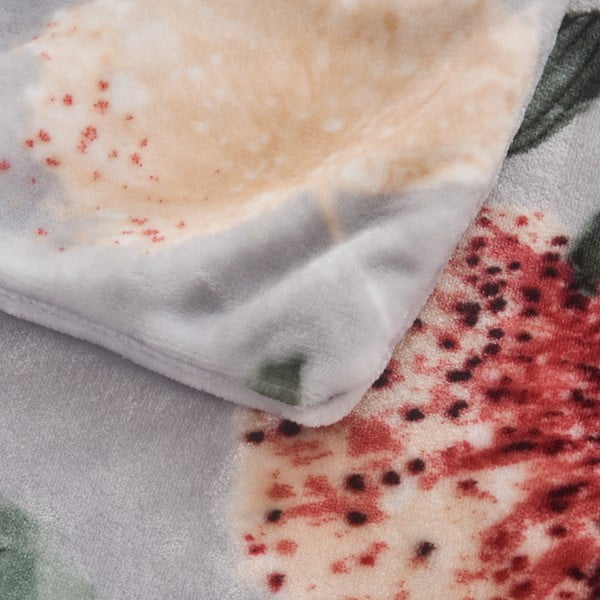 Светлосиво единично  спално бельо от микроплюш 140x200 cm Margot – My House-image-4