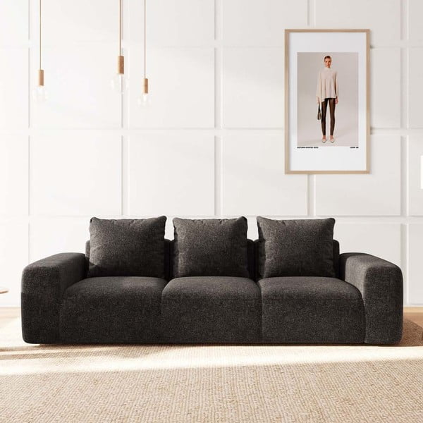 Антрацитен диван 287 cm Monce – Rodier-image-1
