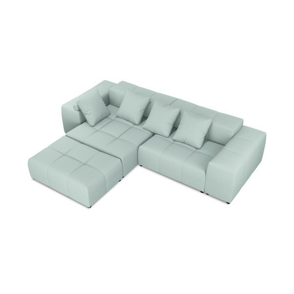 Зелен ъглов диван (променлива) Rome - Cosmopolitan Design-image-3