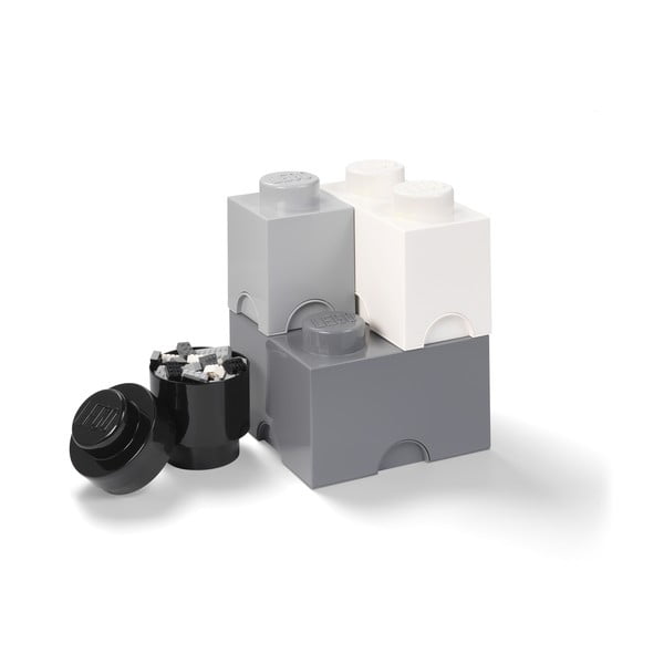 Комплект от 4 пластмасови кутии за съхранение , 25 x 25 x 33 cm Multi-Pack - LEGO®