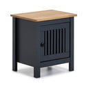 Сиво дървено нощно шкафче Bruna - Marckeric