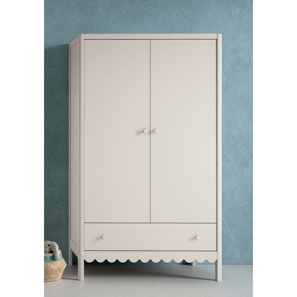 Бежов детски гардероб 110x190x55 cm Swingo – Vipack-image-1