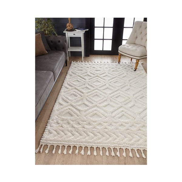 Бежов килим 170x120 cm Shaggy - Mila Home-image-1