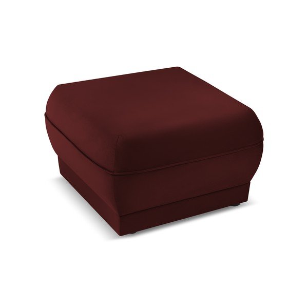 Табуретка от червено кадифе Lando - Micadoni Home-image-3