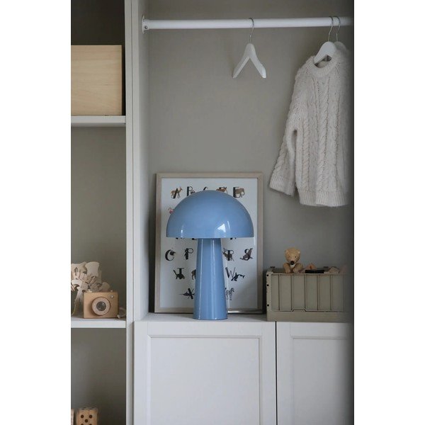 Синя настолна лампа с метален абажур (височина 36 cm) Mantar – Markslöjd-image-2